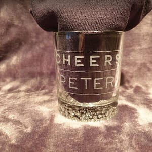 Graveren - Whisky glas "Peter"